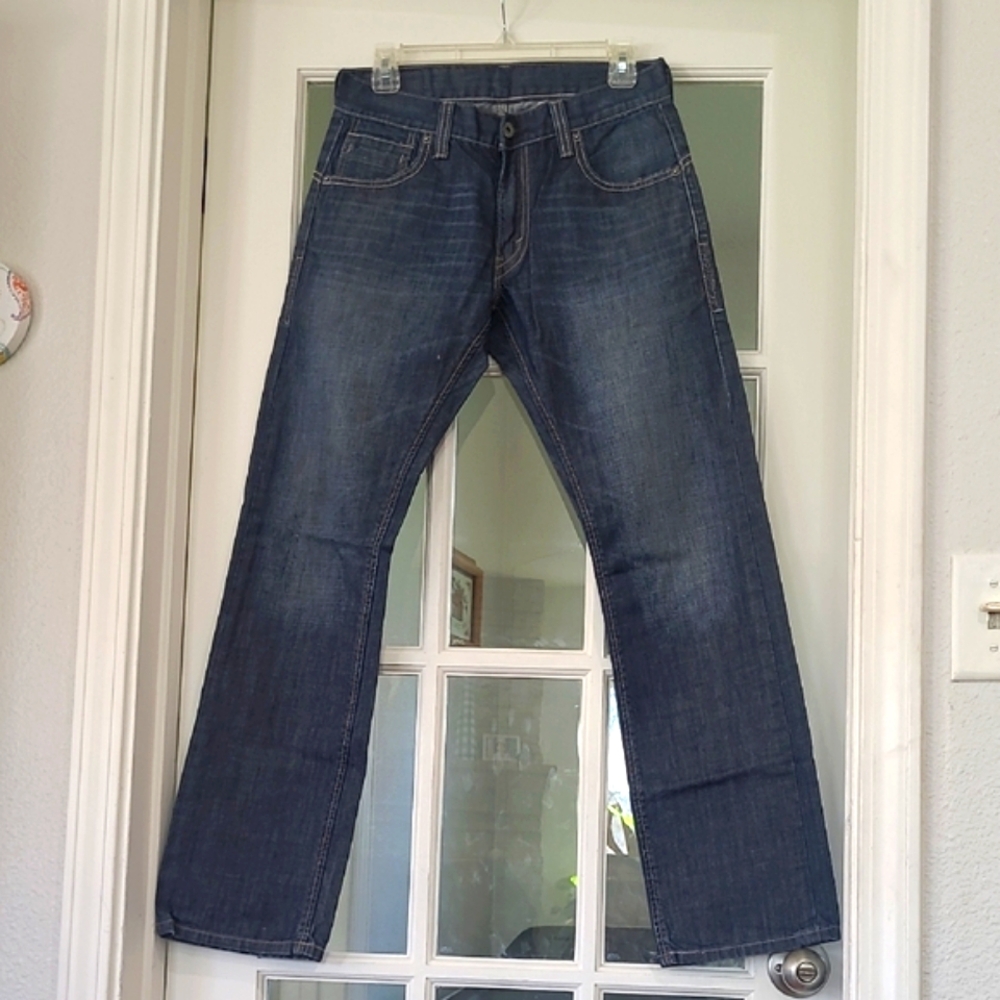 Levi's Slim Straight 514 Classic Dark Blue Denim Jeans